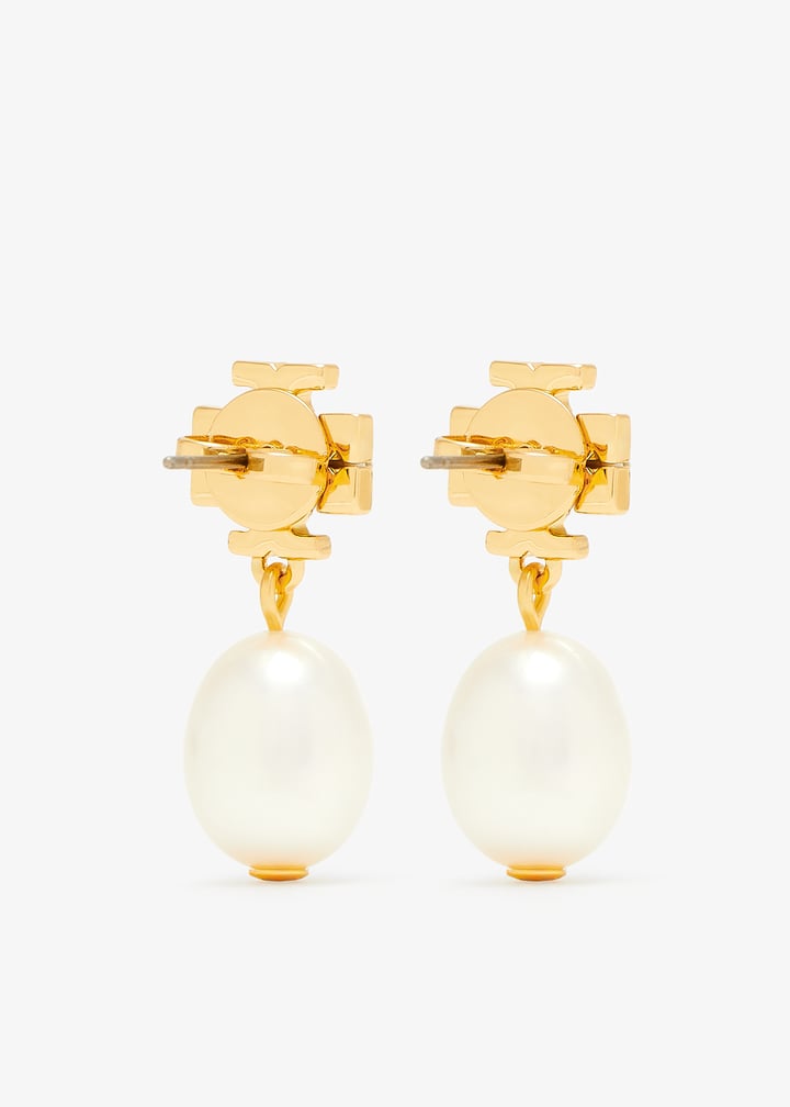 Tory Burch Kira pearl drop earrings for Women - Gold in
