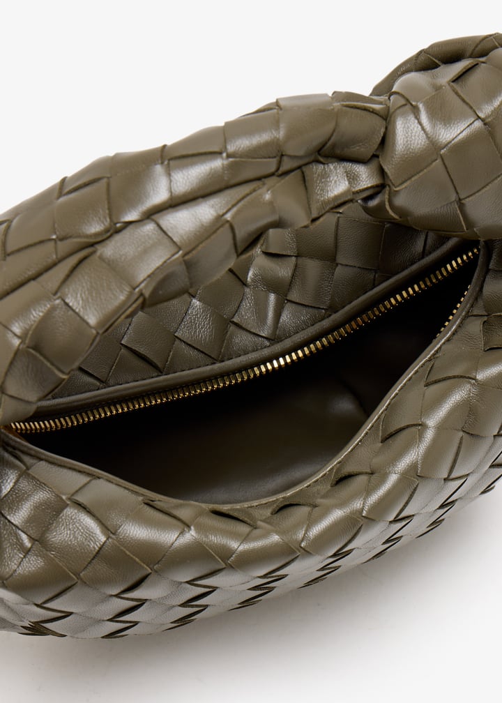トートバッグ BOTTEGA VENETA Army Green Nappa Leather Mini Jodie Handbag Bottega Veneta 'jodie Mini' Handbag | italist