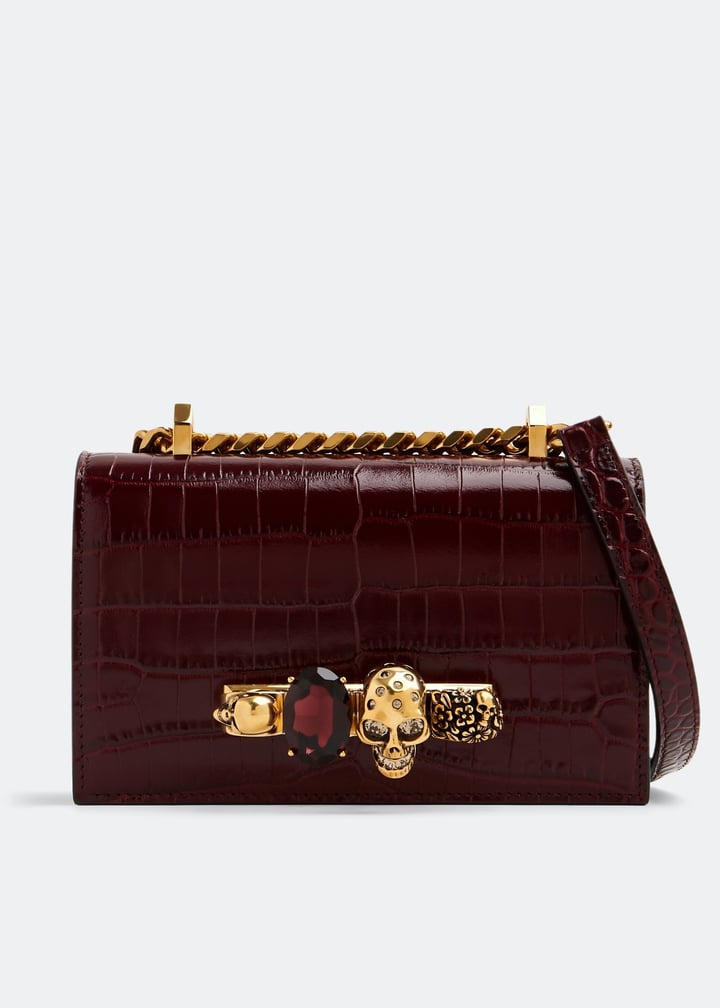 ワーバートンQバックボア 内側金メッキ スリーブ#7 WARBURTON McQueen Mini jewelled satchel for Women - Burgundy in UAE