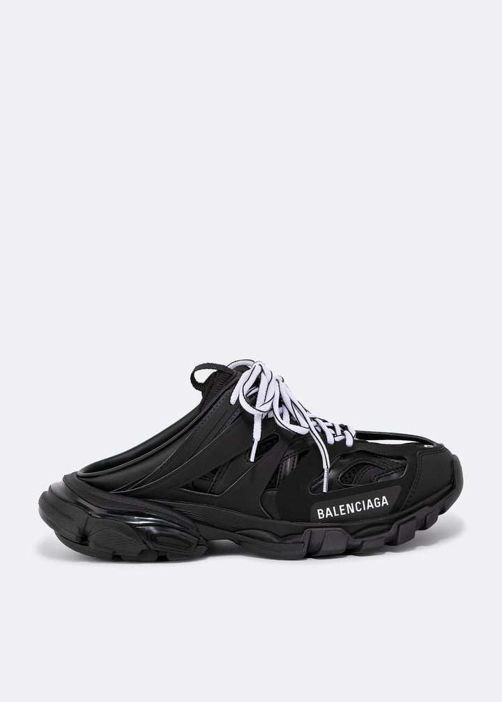 Balenciaga TRACK MULE MONOCOL/RUB/MESH/NW for Women - Black in KSA