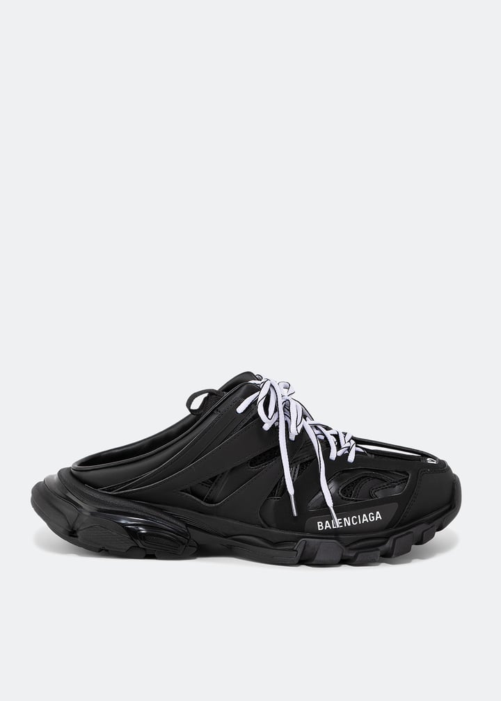 【美品】BALENCIAGA TRACK MULE ブラック 653814 Balenciaga Track Mule 'Black' 653814W3DA31000