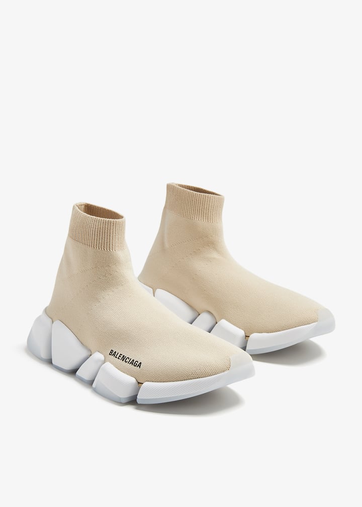 BALENCIAGA パートタイム　スウェード　TAN Balenciaga Speed sneakers for Kids Unisex - Beige in UAE