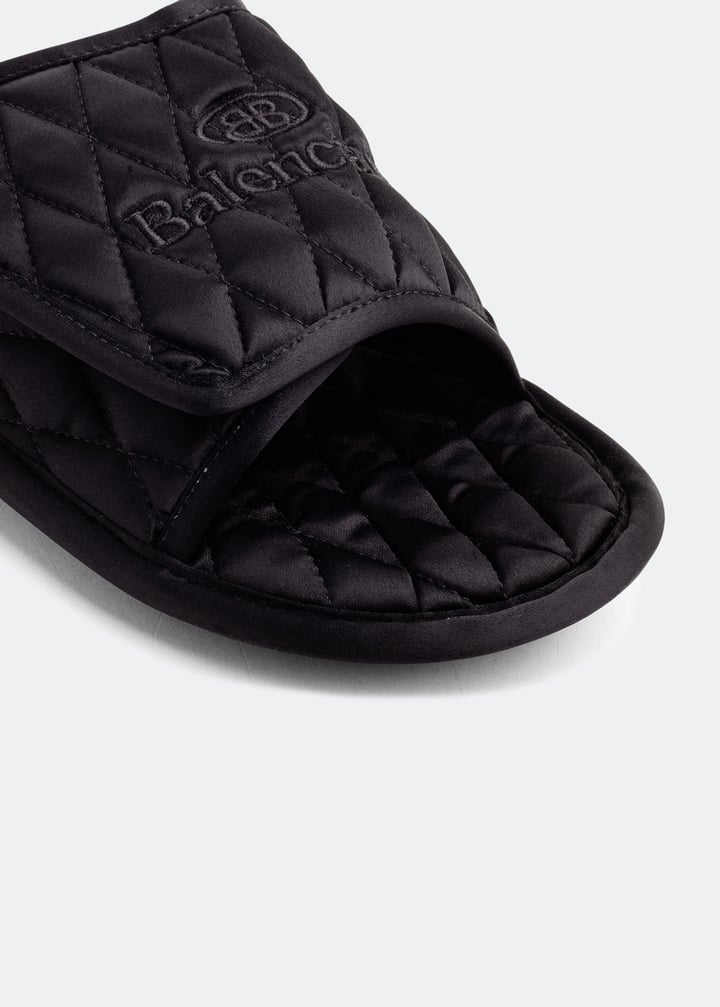 Balenciaga Home slide sandals for Women Black in Kuwait Level
