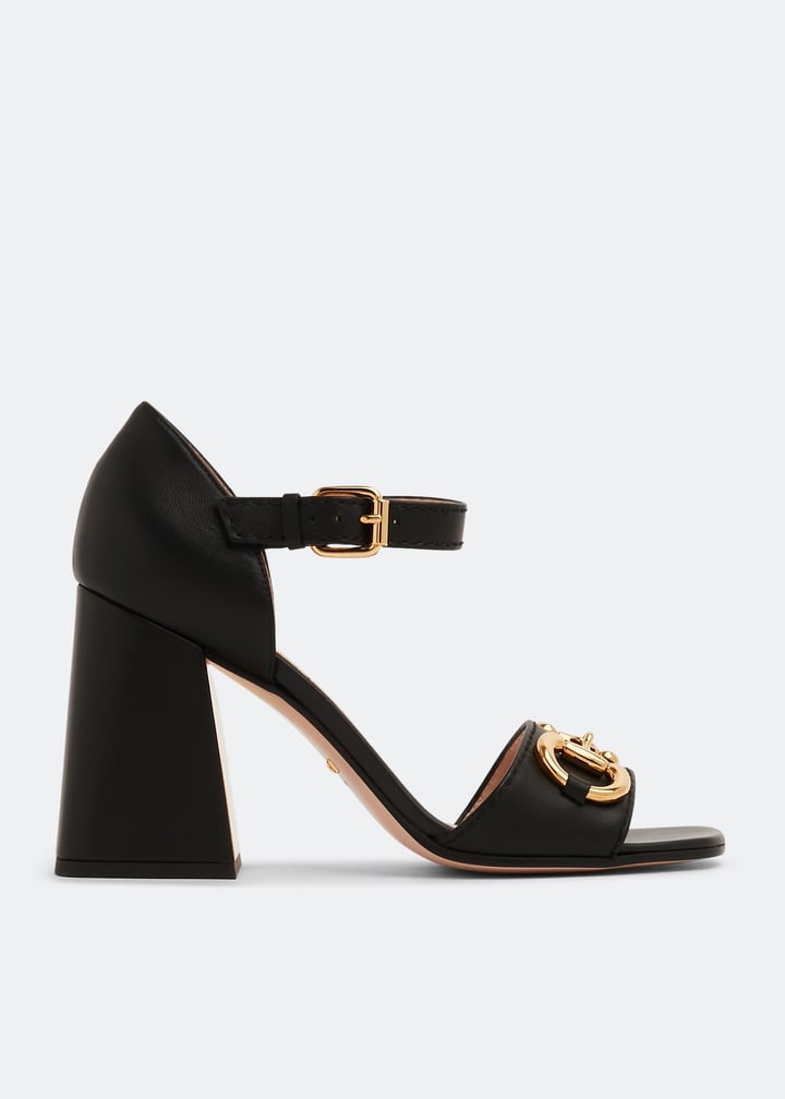 Block Heel Sandals Gucci Marmont Leather Heels Marmont Mini Block