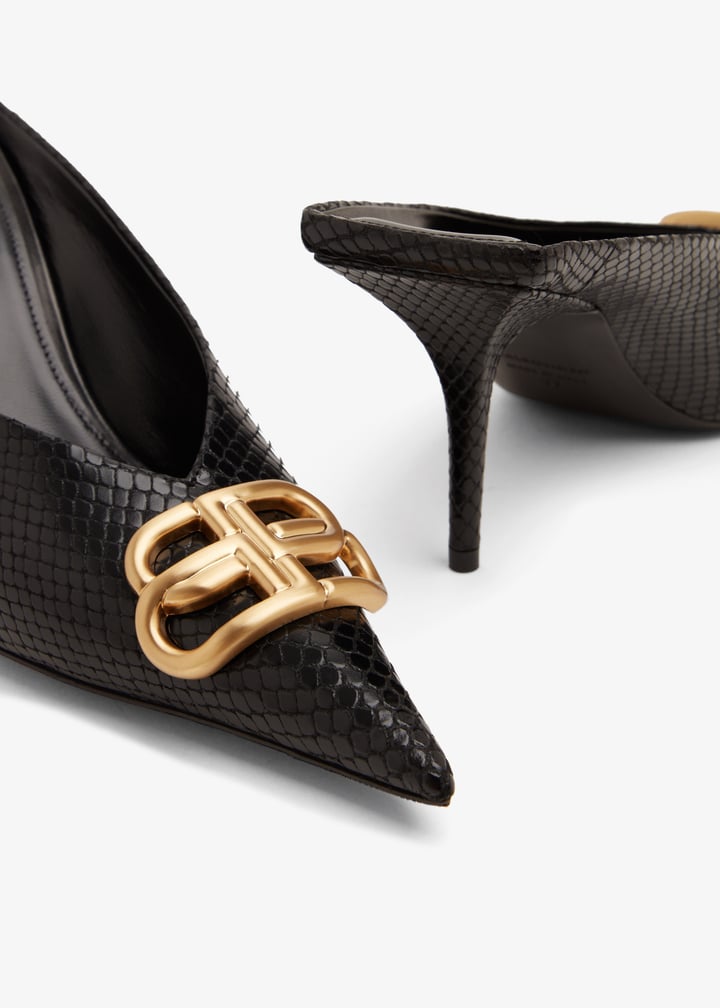 Balenciaga BB Square knife mules for Women - Black in UAE