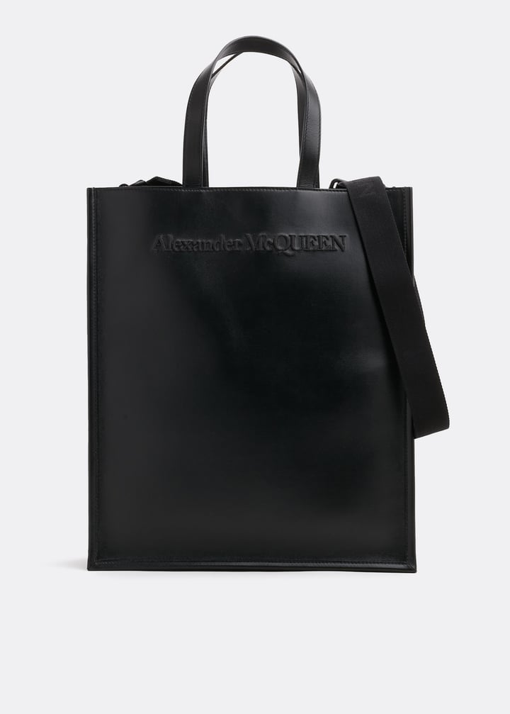 特価/Alexander McQueen NORTH SOUTH /トートバッグ McQueen North South tote bag for Men - Black in UAE | Level