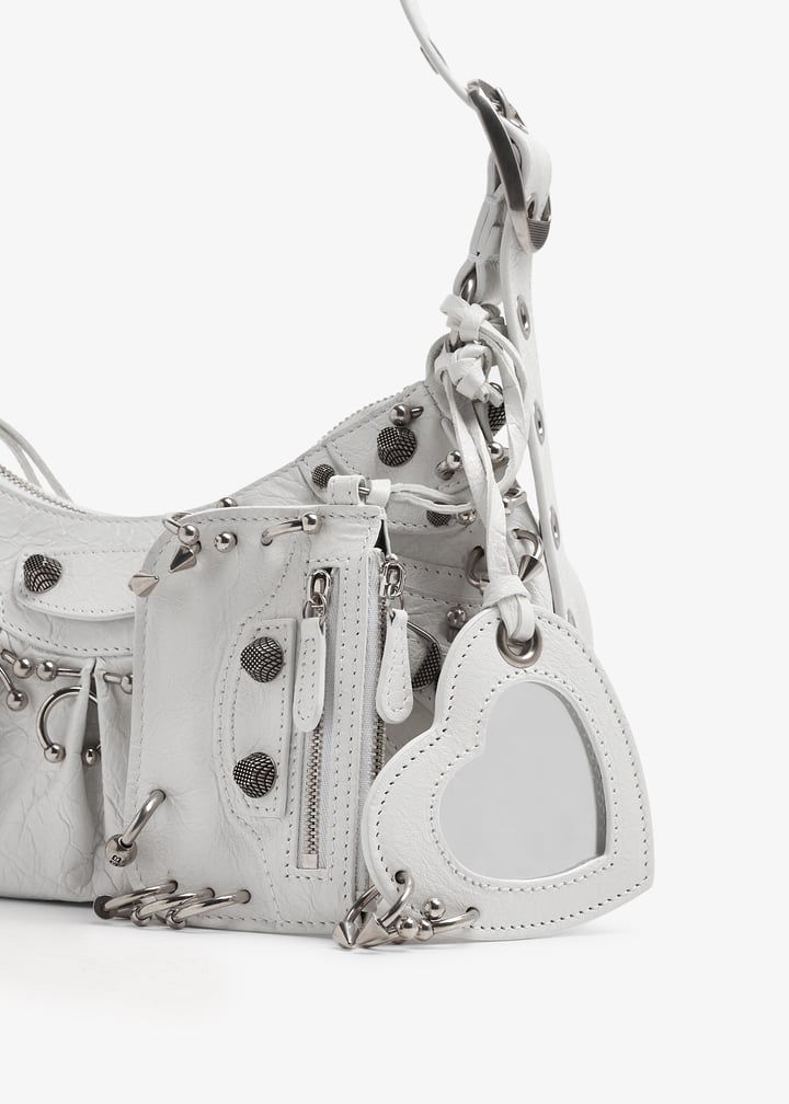 バッグ balenciaga le cagole white xs ホワイト の ウィメンズ Le Cagole ショルダーバッグ XS