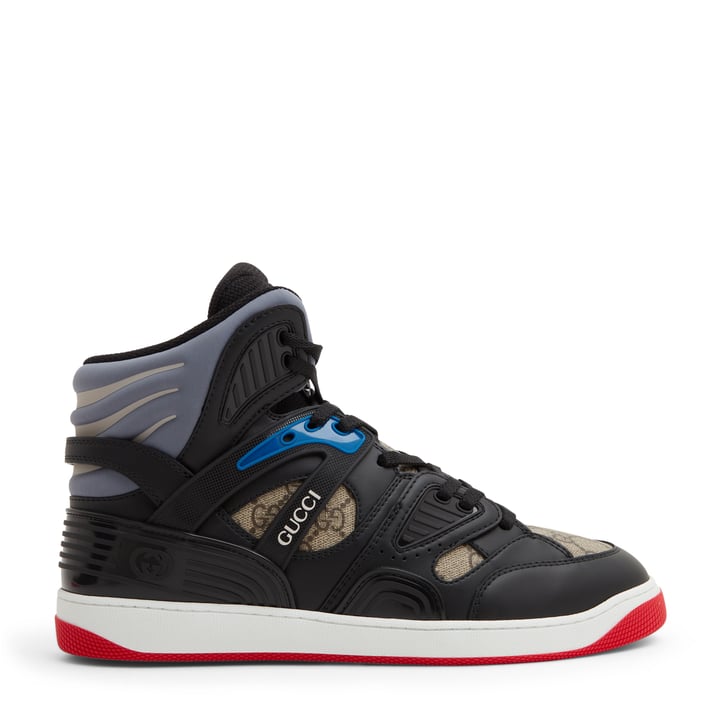 Gucci Basket sneakers for Men - Black in Qatar | Level Shoes