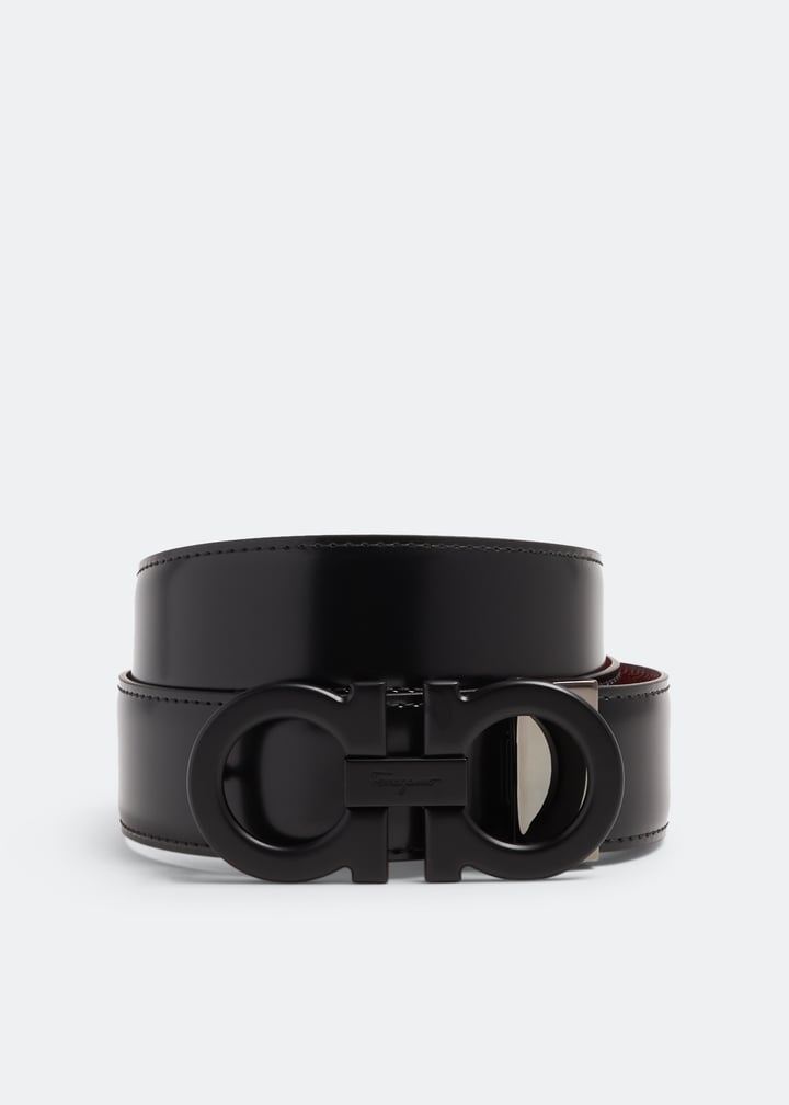 Ferragamo Reversible Gancini belt for Men Black in UAE Level Shoes