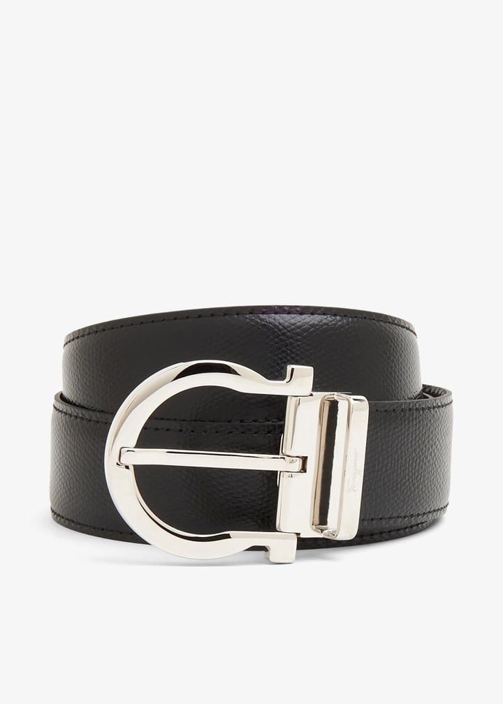 Ferragamo Reversible Gancini belt for Men - Black in UAE