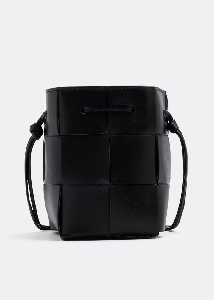 Bottega Veneta Mini Cassette bucket bag for Women - Black in