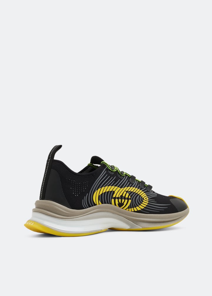 Gucci Gucci Run sneakers for Men - Black in UAE | Level Shoes display picture 1