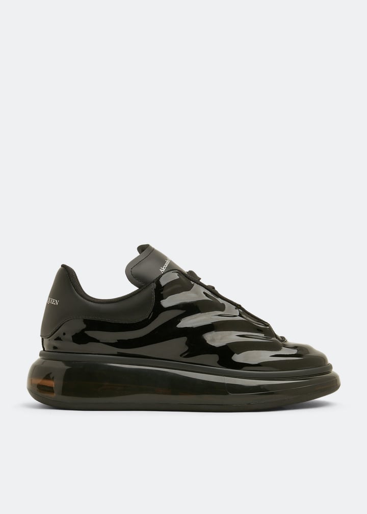 marue　20日迄 McQueen Oversized gloss sneakers for Men - Black in Qatar