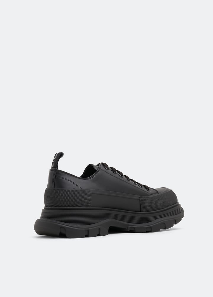 McQueen Tread Slick lace-up sneakers for Men - Black in UAE