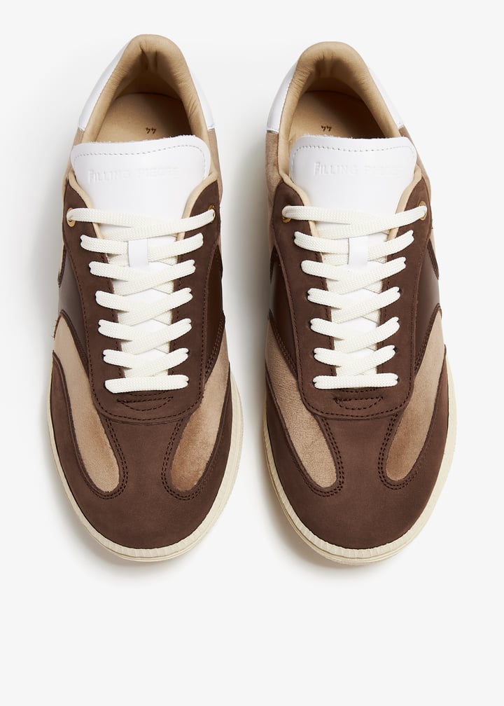 Filling Pieces Sprinter Mix sneakers for Men - Brown in UAE | Level Shoes