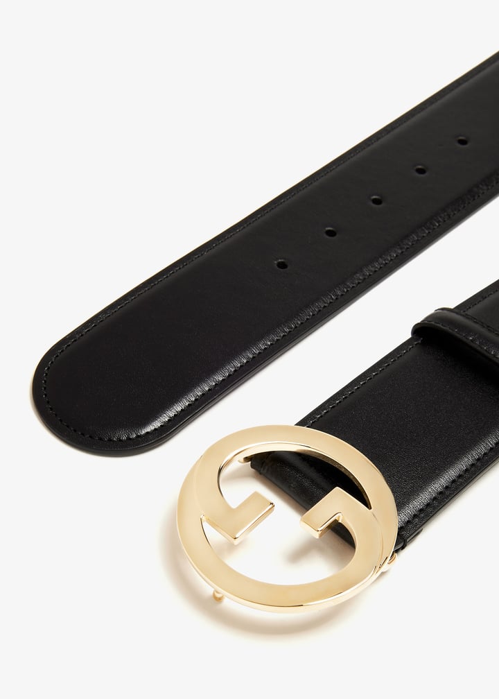 Gucci Blondie wide belt for Women - Black in UAE | Level Shoes
