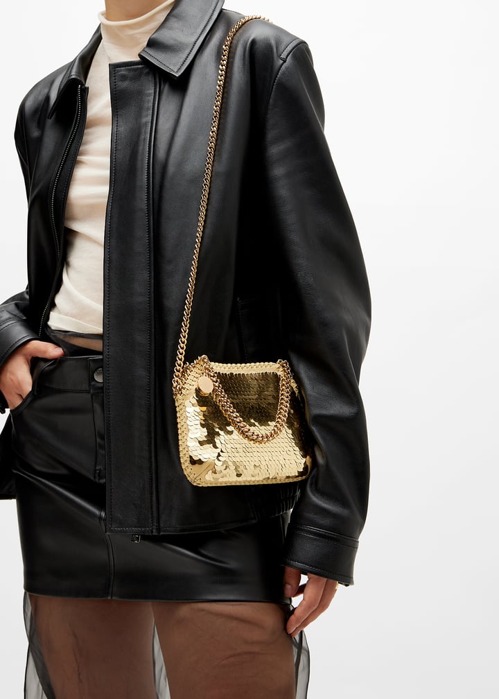 STELLA McCARTNEY FALABELLA ミニバッグ Stella McCartney Mini Falabella Metallic Crossbody Bag