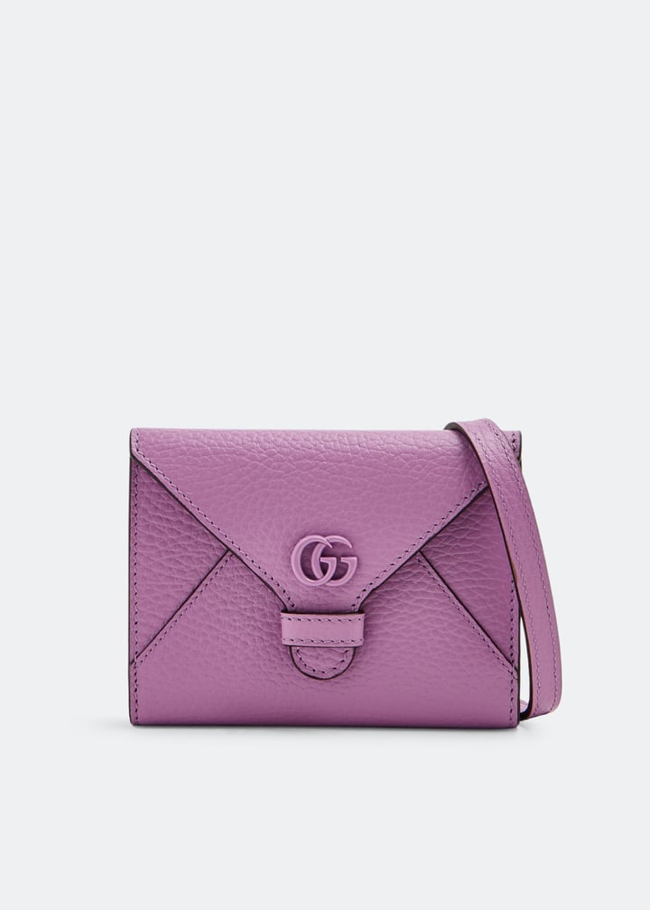 Gucci GG Marmont card case for Women - Purple in UAE | Level Shoes