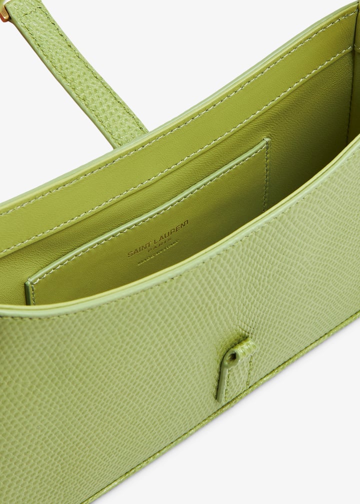 トートバッグ SAINT LAURENT Bottle Green Leather Mini Le 5 ?? 7 Handbag Saint Laurent Le 5 À 7 mini hobo bag for Women - Green in