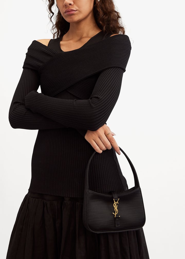 Saint Laurent Le 5 À 7 mini hobo bag for Women - Black in