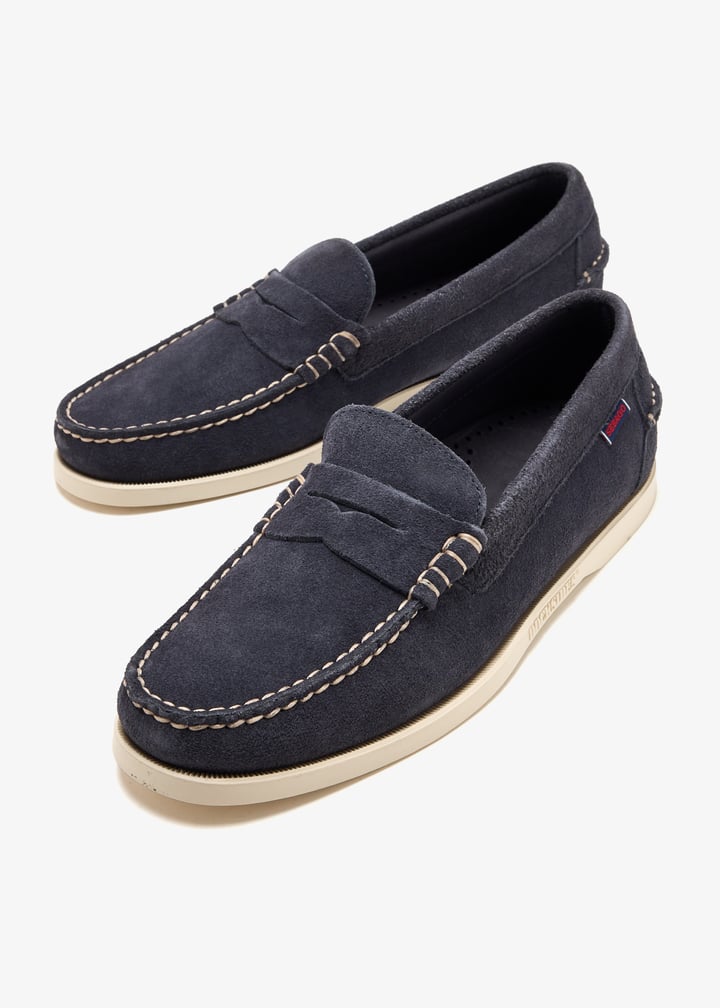 Sebago Dan Boat Flesh Out loafers for Men Navy in UAE Level Shoes