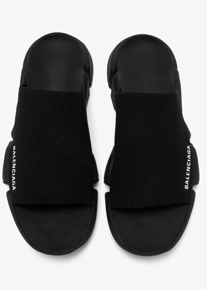 Balenciaga Speed slide sandals for Men Black in KSA Level