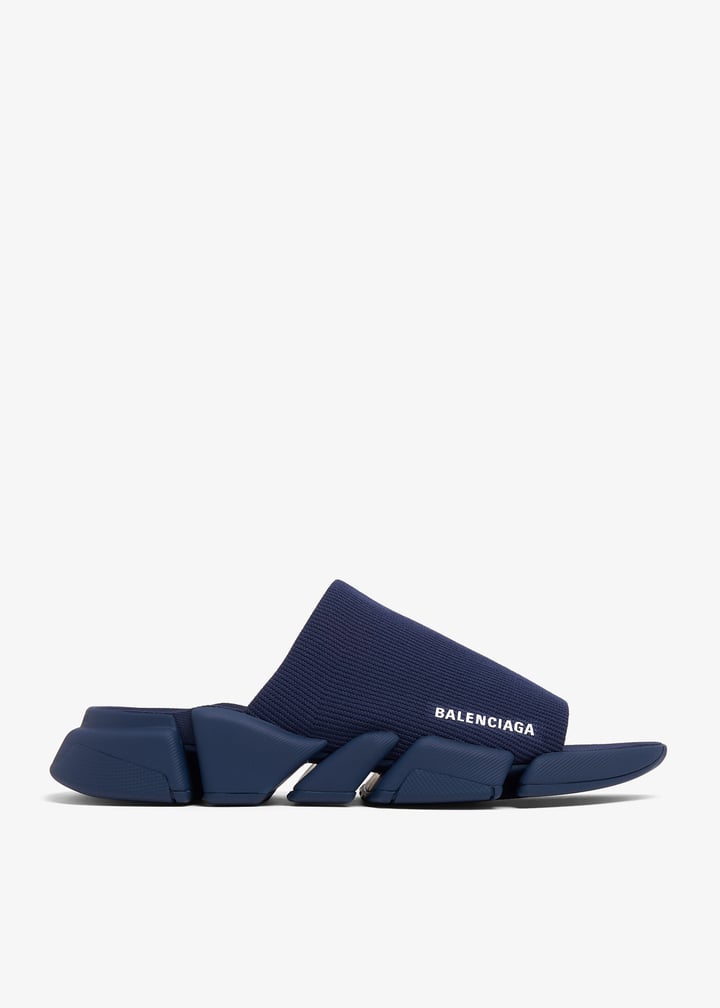 Balenciaga Speed 2.0 slides for Men - Blue in USA | Level Shoes