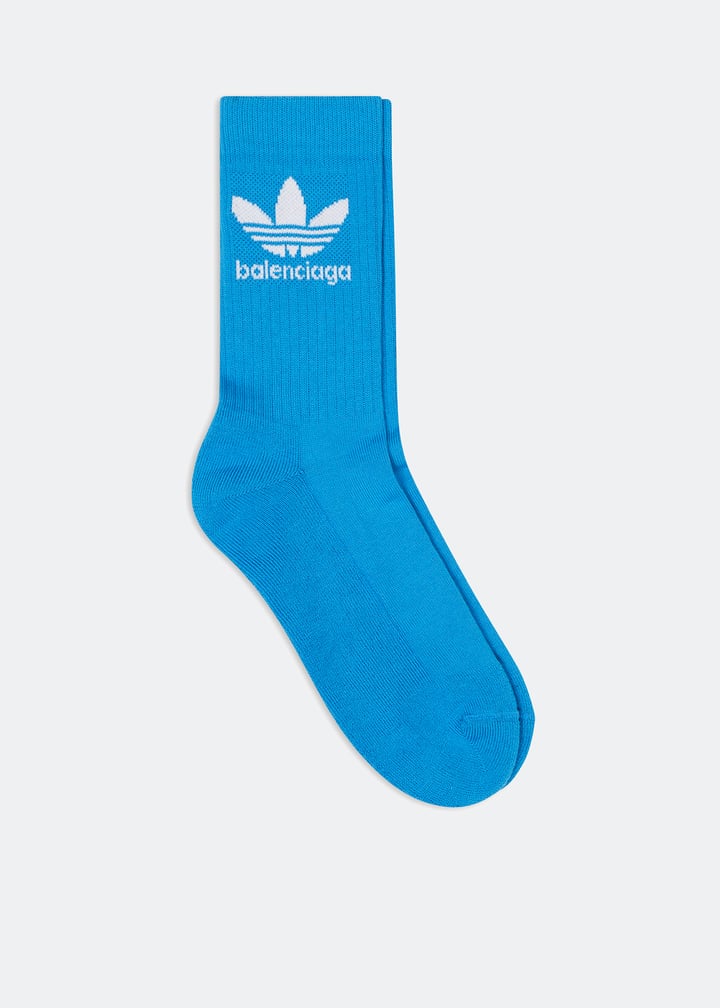 新品Balenciaga adidas orignals ソックス　Lサイズ青 新品Balenciaga adidas orignals ソックス Lサイズ青 新品