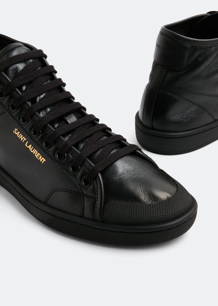 【送料&関税込】Saint Laurent Sl39 Sneakers Saint Laurent - Court Classic SL/39 leather sneakers Saint