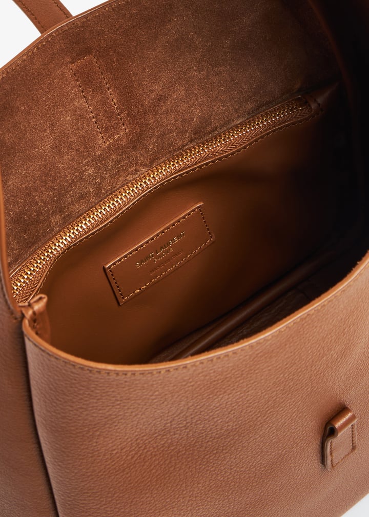 【関税・送料込】Saint Laurent Le 5 a 7 Supple Small ブラウン SAINT LAURENT Le 5 à 7 ソフト レザー スモールショルダー