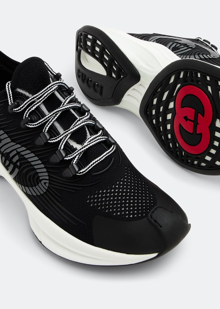 Gucci Gucci Run sneakers for Women - Black in UAE | Level Shoes
