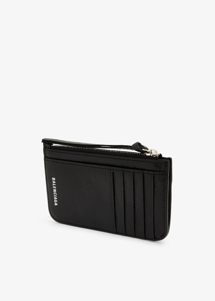 Balenciaga Le Cagole long coin and card holder for Women - Black
