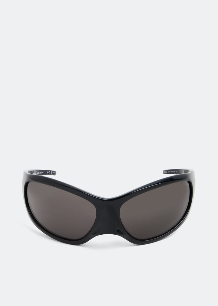 Balenciaga Skin XXL Cat sunglasses for Women - Black in USA
