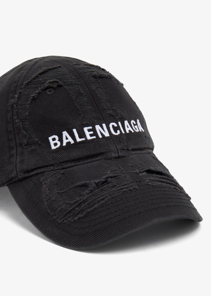 Balenciaga BB Laser Destroyed cap for Men - Black in UAE