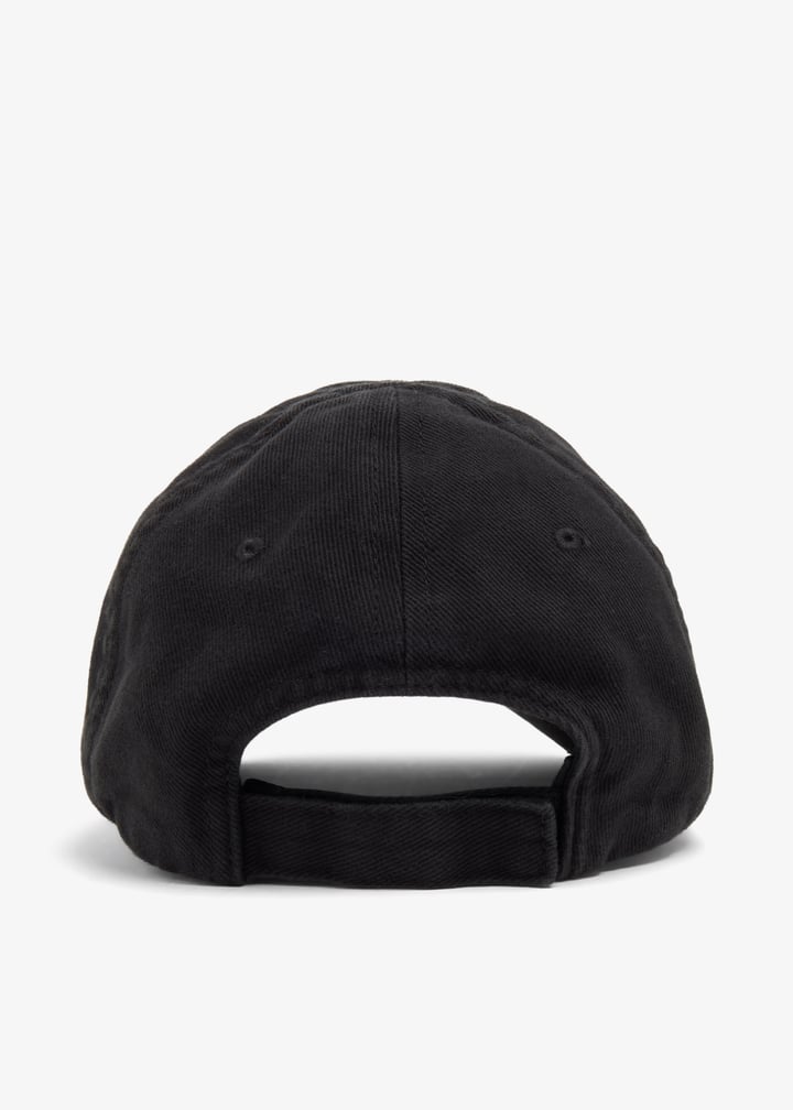 Balenciaga BB Laser Destroyed cap for Men - Black in UAE | Level Shoes