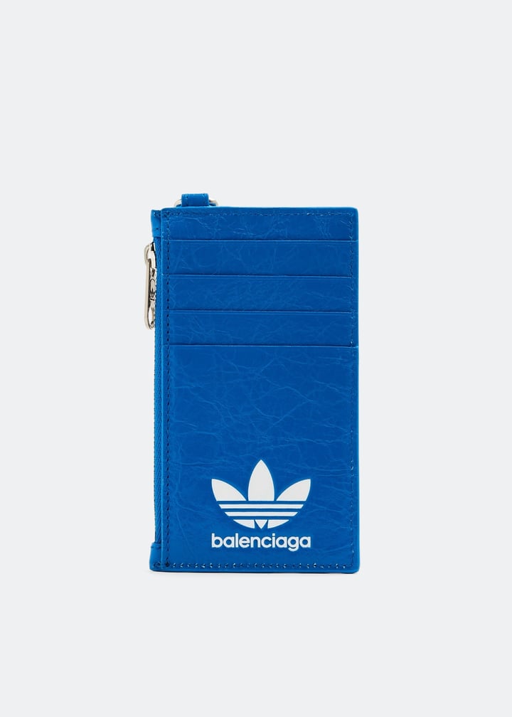 Balenciaga x adidas Card case on keychain for Men - Blue in