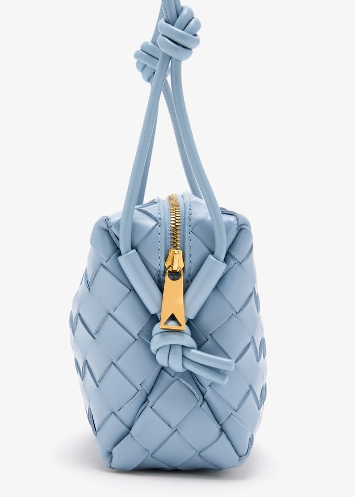 Bottega Veneta Mini Loop camera bag for Women - Blue in