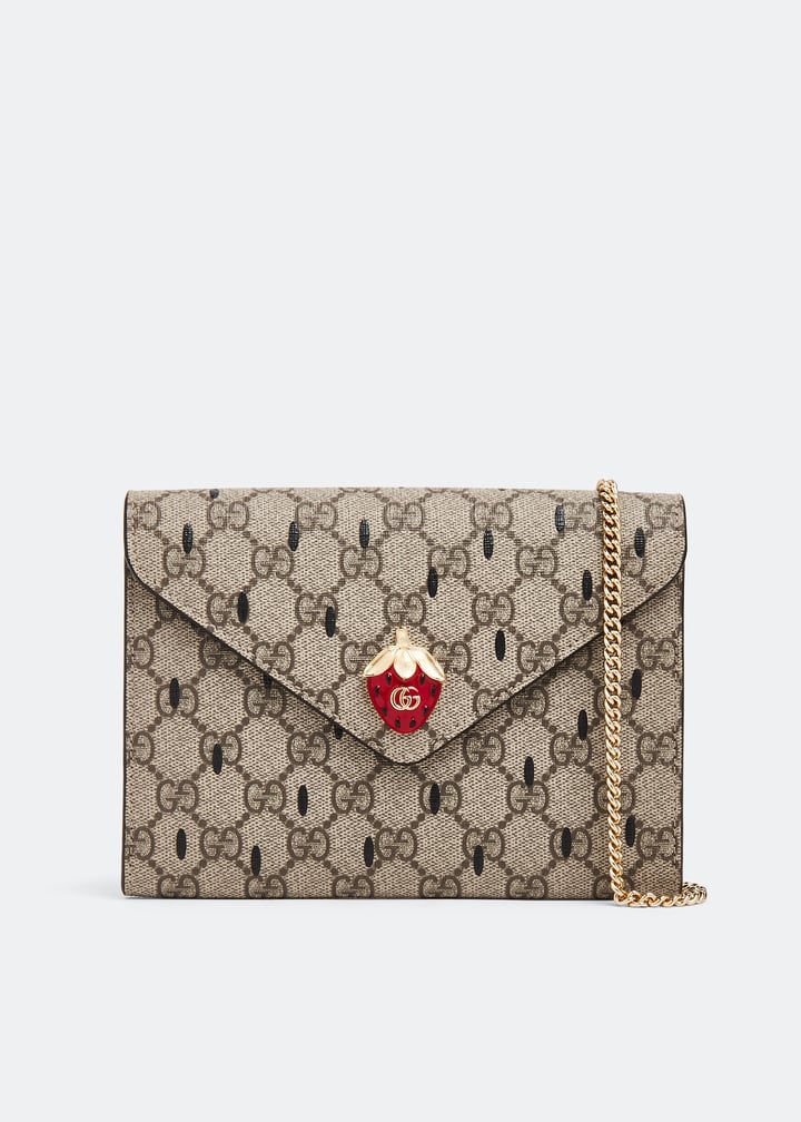 Gucci Double G strawberry mini bag for Women - Beige in UAE