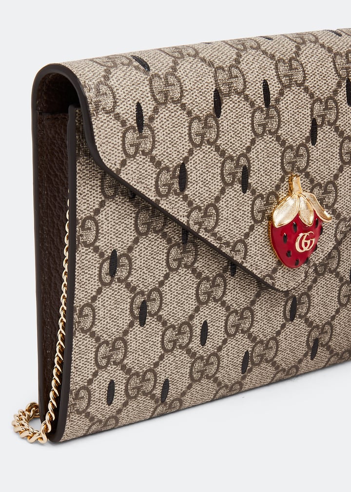【GUCCI】DOUBLE G STRAWBERRY BAG Gucci Double G Strawberry Bag - Red | Editorialist