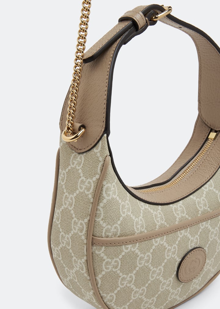 Gucci GG half-moon-shaped mini bag for Women - Beige in UAE