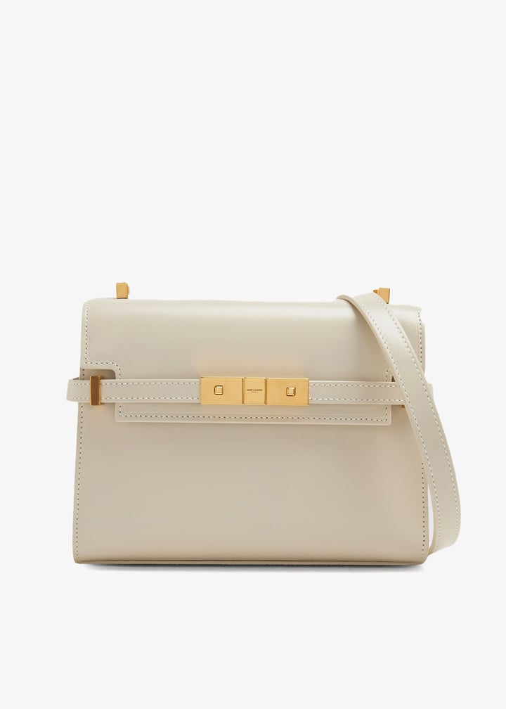 Saint Laurent Manhattan mini shoulder bag for Women - White