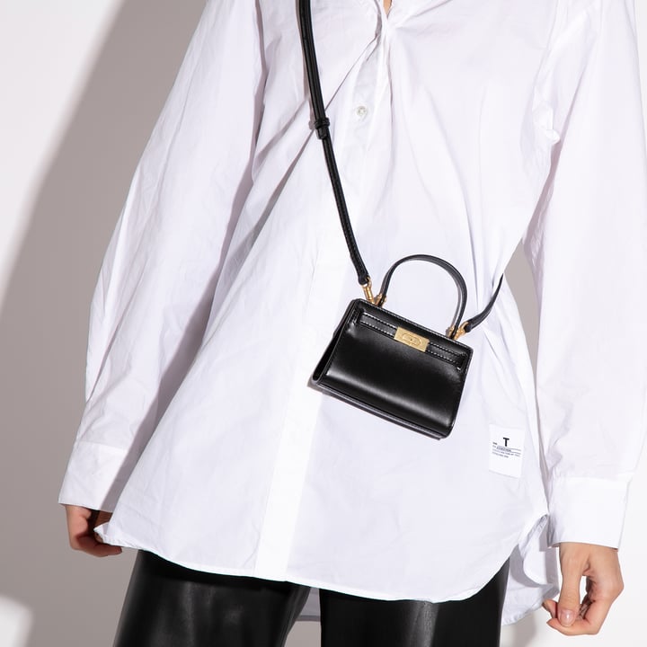 Tory Burch Lee Radziwill nano bag for Women - Black in USA | Level