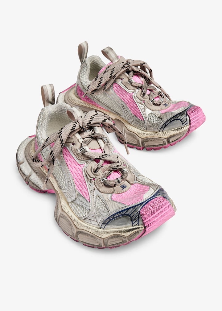 Pink Grey Balenciaga Women's Grey White And Pink Balenciaga