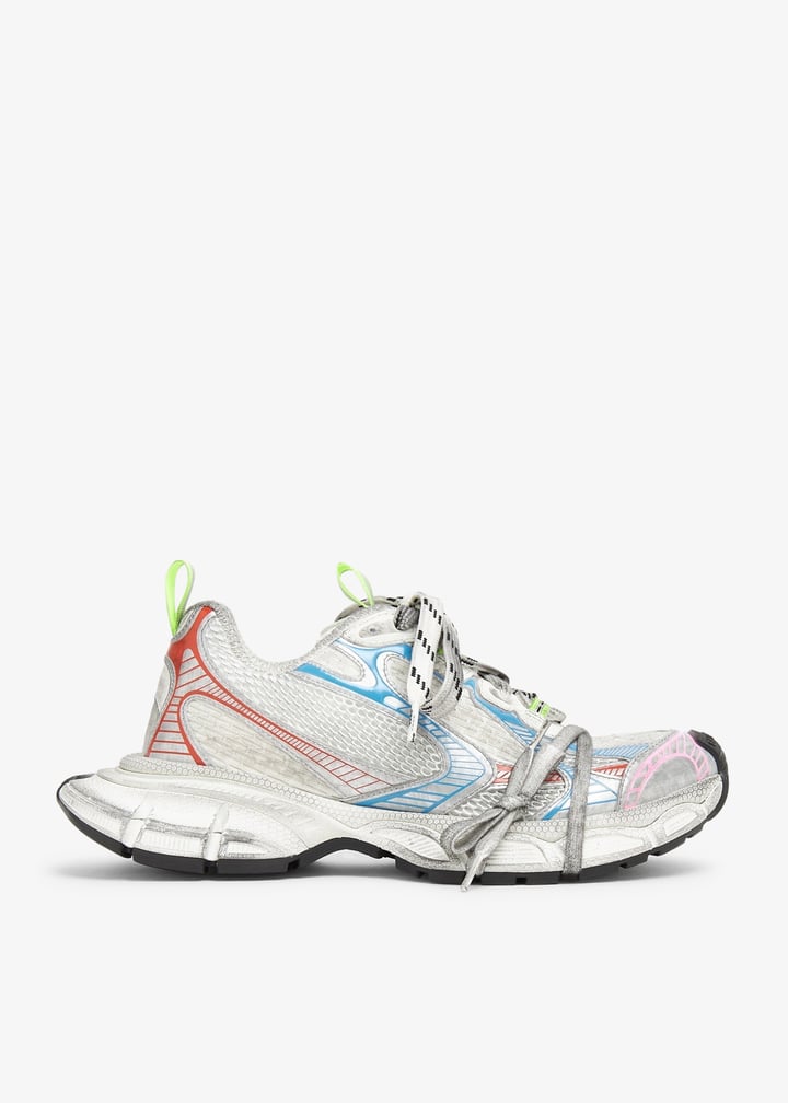 スニーカー BALENCIAGA  3XL Sneaker in White/Silver Balenciaga 3XL White Silver Summer Mesh Men's