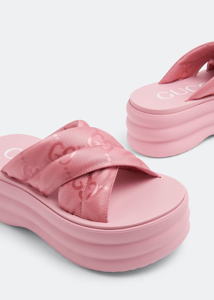サンダル・ミュール Rose GG Slide Sandal Flip Flop 780307_J8700_5815_002_100_0000