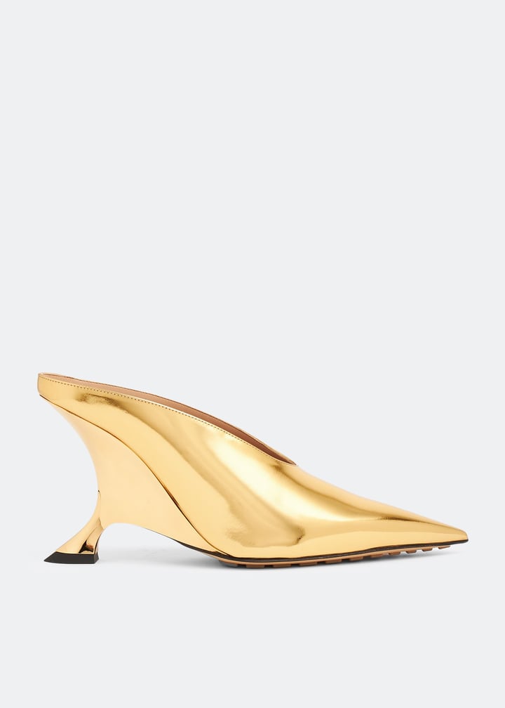 Bottega Veneta Rocket mules for Women - Gold in UAE | Level