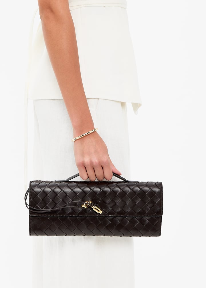 Bottega Veneta Andiamo clutch for Women - Brown in UAE