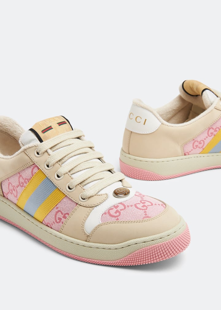 Gucci Screener sneakers for Women - Pink in UAE | Level Shoes