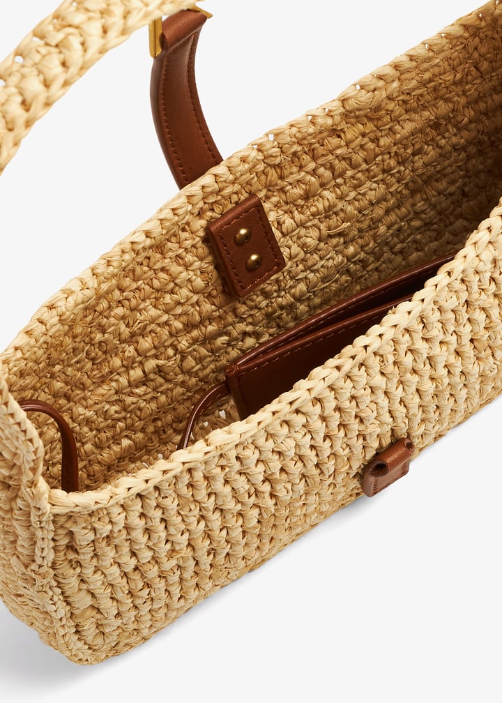 Saint Laurent Le 5 À 7 mini hobo bag for Women - Beige in