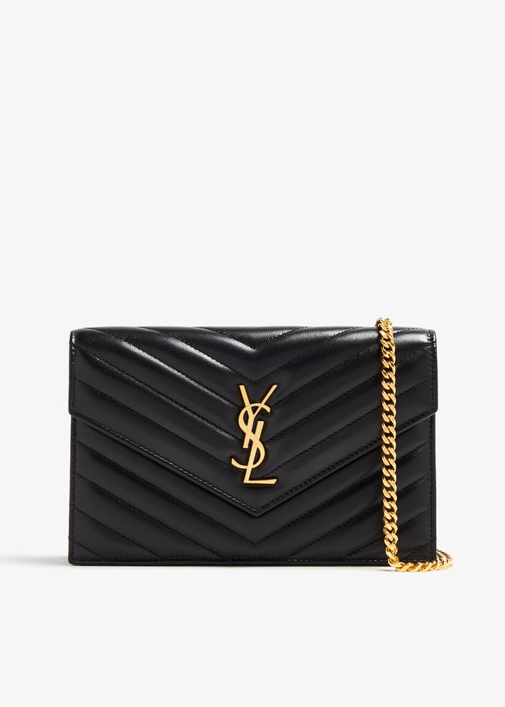 Saint Laurent Cassandre envelope chain wallet for Women